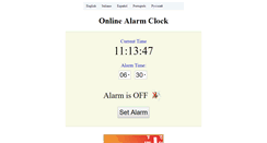 Desktop Screenshot of music-alarm-clock.com